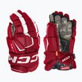 CCM Tacks AS-V SR rot/weiße Hockeyhandschuhe