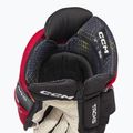 CCM Tacks XF Pro SR Hockeyhandschuhe schwarz/rot/weiß 4
