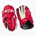 CCM Tacks XF Pro SR rot/weiße Hockeyhandschuhe 2