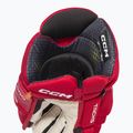 CCM Tacks XF Pro SR rot/weiße Hockeyhandschuhe 4