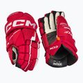 CCM Tacks XF SR rot/weiße Hockeyhandschuhe 2