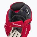CCM Tacks XF SR rot/weiße Hockeyhandschuhe 4
