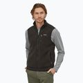 Herren Patagonia Retro Pile Fleece ärmellos schwarz