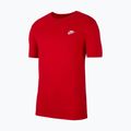 Herren T-Shirt Nike Sportswear Club university red/white 4