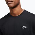 Herren T-Shirt Nike Sportswear Club black/white/dark grey 4