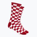 Socken Herren Vans Checkeboard Crew II red/white checkerboard