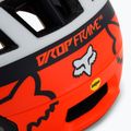 FOX Dropframe Pro Fahrradhelm Dvide orange und schwarz 29396 7