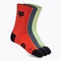 Fox Racing 6 Ranger Prepack 3er-Pack mehrfarbige Radsocken