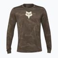 Herren Radfahren Longsleeve Fox Racing Ranger Tru Dri Schmutz braun