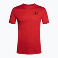 Under Armour Sportstyle Left Chest SS Herren Trainings-T-Shirt rot/schwarz 4