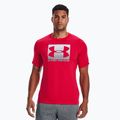 Herren Under Armour Boxed Sportstyle t-shirt rot/stahl