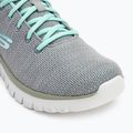 SKECHERS Graceful Twisted Fortune Damen Trainingsschuhe grau/mint 7