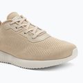 Schuhe Damen SKECHERS Bobs Sport Squad Tough Talk beige 7