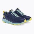 Damen Laufschuhe HOKA Challenger ATR 5 mittelalterlich blau/mallard grün 4