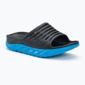 Slides Schlappen  Damen HOKA Ora Recovery Slide 2 ebony/dresden blue