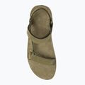 Herren Teva Original Universal Leder gebrannt oliv Wandersandalen 6