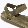 Herren Teva Original Universal Leder gebrannt oliv Wandersandalen 8