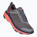 Damen Laufschuhe HOKA Challenger ATR 5 Holzkohle grau/fusion coral 8