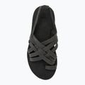 Teva Voya Riemchen Leder Damen Sandalen schwarz 5