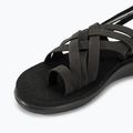 Teva Voya Riemchen Leder Damen Sandalen schwarz 7