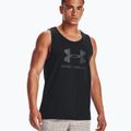 Herren Trainings-Tanktop Under Armour Sportstyle Logo Tank schwarz 1329589 3