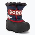 Sorel Snow Commander Kinderschneestiefel nocturnal/segelrot