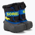 Sorel Snow Commander Kinderschneestiefel schwarz/super blau 4