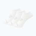 New Balance Flat Knit No Show Socken 3 Paar weiß