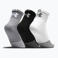 Under Armour Heatgear Quarter Sportsocken 3 Paar grau/schwarz/weiß 1353262 2