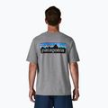 Herren T-Shirt Patagonia P-6 Logo Responsibili-Tee gravel heather 2