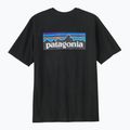 Herren Patagonia P-6 Logo Responsibili-Tee Trekking-T-Shirt schwarz 3