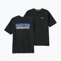 Herren Patagonia P-6 Logo Responsibili-Tee Trekking-T-Shirt schwarz 7