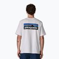 Herren Patagonia P-6 Logo Responsibili-Tee Trekking-T-Shirt weiß 4