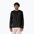 Patagonia P-6 Logo Responsibili Herren-Trekking-Longsleeve schwarz