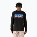 Patagonia P-6 Logo Responsibili Herren-Trekking-Longsleeve schwarz 3