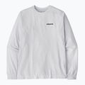 Herren Patagonia P-6 Logo Responsibili Longsleeve weiß 3