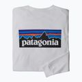 Herren Patagonia P-6 Logo Responsibili Longsleeve weiß 4