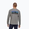 Patagonia P-6 Logo Responsibili gravel heather Longsleeve für Herren 2