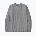 Patagonia P-6 Logo Responsibili gravel heather Longsleeve für Herren 3