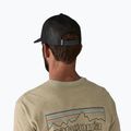 Patagonia P-6 Logo LoPro Trucker Kappe schwarz 6
