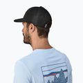 Patagonia P-6 Logo Trucker Kappe schwarz 4