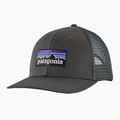 Patagonia P-6 Logo Trucker Kappe forge grau