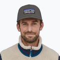 Patagonia P-6 Logo Trucker Kappe forge grau 3