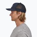 Patagonia P-6 Logo Trucker Baseballmütze marineblau 4