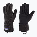 Damen-Trekkinghandschuhe Patagonia Retro Pile Fleece schwarz