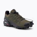 Laufschuhe Trail Herren Salomon Speedcross 5 Wide grün L49813