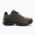 Laufschuhe Trail Herren Salomon Speedcross 5 Wide grün L49813 2