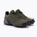 Laufschuhe Trail Herren Salomon Speedcross 5 Wide grün L49813 5