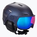 Skihelm Damen Salomon Icon Lt Visor dunkelblau L411998