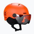 Skihelm Kinder Salomon Grom Visor orange L48369